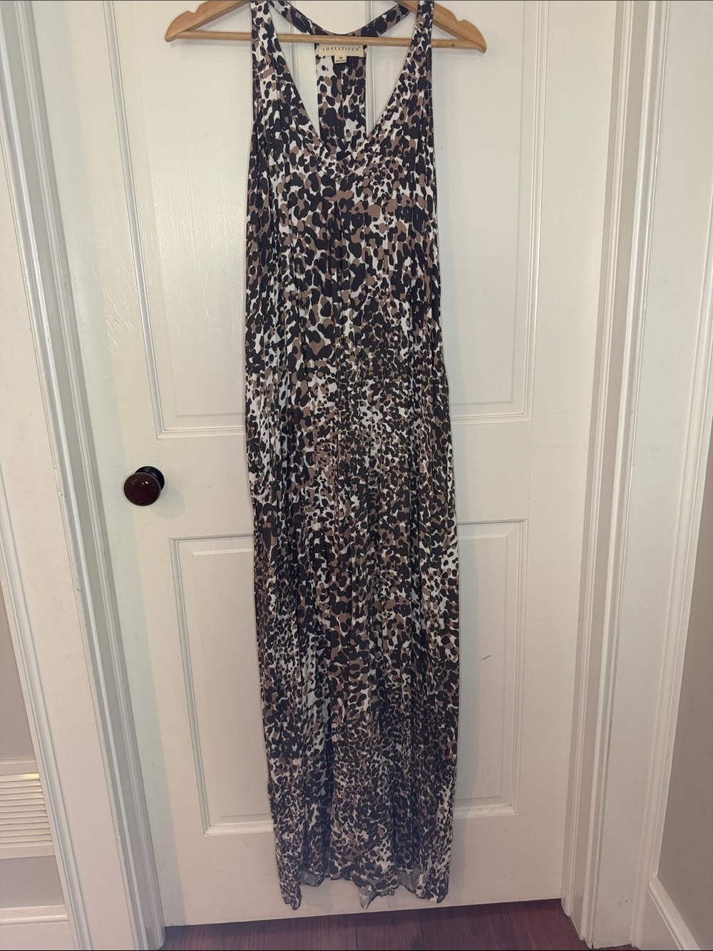 Leopard Print Maxi Dress